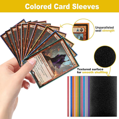 RyshePro 450 Count Pink Card Sleeves, Premium Matte Card Protectors for Standard Cards 2.6''x3.6''(66x91mm), Bulk Trading Cards Sleeves Fit for MTG, TCG, Sport and Collectible Card Games