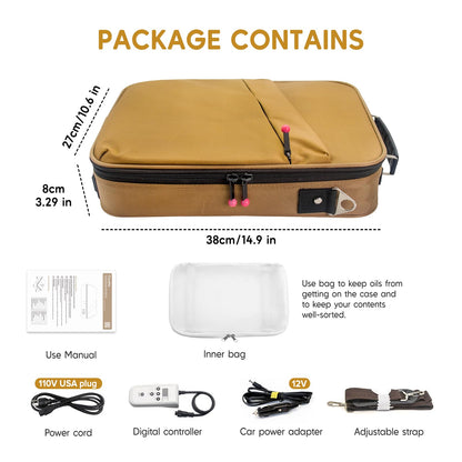 Goodtar Portable Hot Stones Warmer Set Spa Salon Massage Digital Electric Heater Without Stones