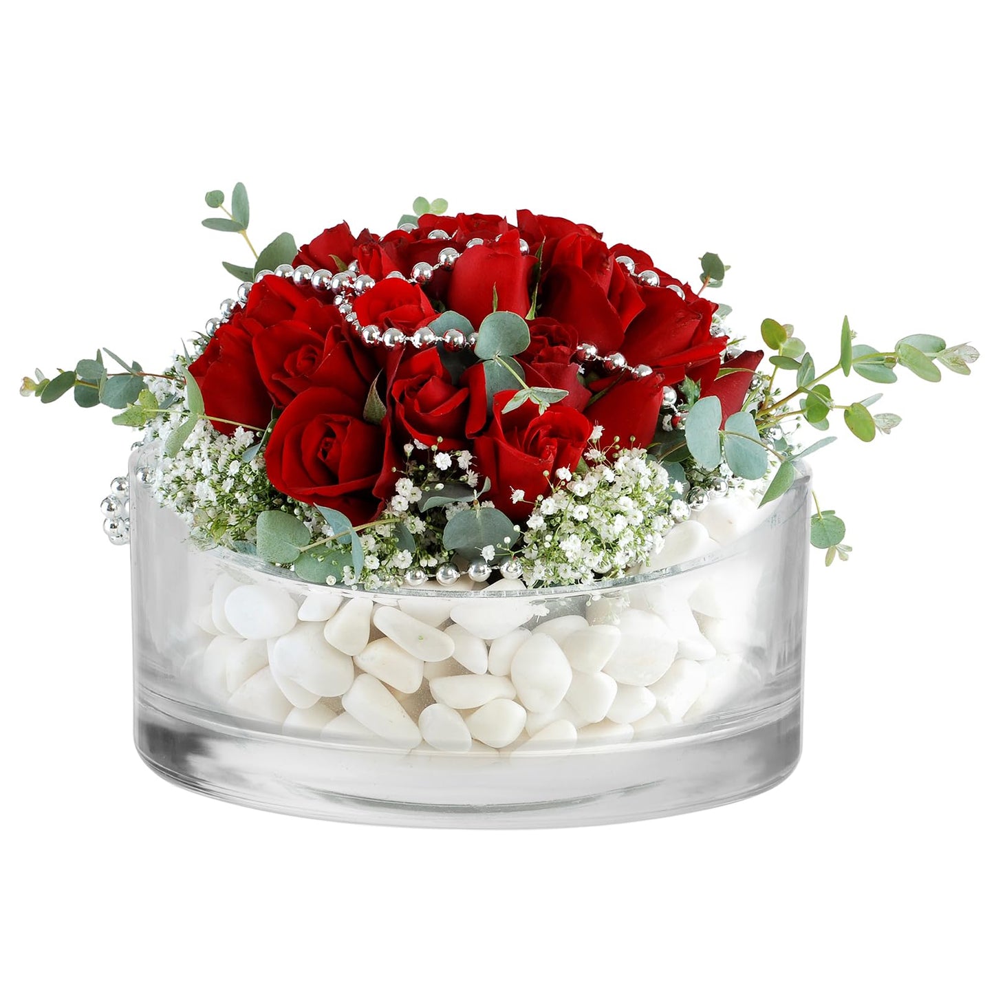 PATIKIL Glass Cylinder Vases 10x3inch, Clear Planter Flower Terrarium Container Thickened Bottom for Decorative Floral Centerpieces Home Office Decor Wedding Party Event