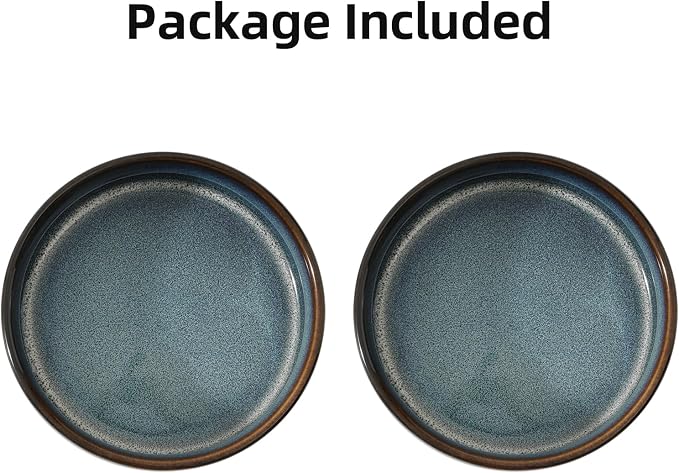Havniva Cat Bowls Water Bowl Set of Two, 6.1” Ceramic Cat Food and Water Bowl Whisker Friendly Pet Food Bowls for Indoor Cats, Wide Cat Water Dish Prevent Whisker Fatigue Non Slip Cat Feeder