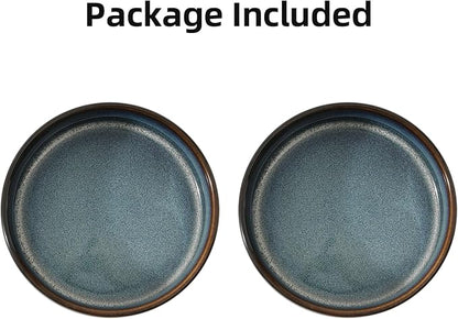 Havniva Cat Bowls Water Bowl Set of Two, 6.1” Ceramic Cat Food and Water Bowl Whisker Friendly Pet Food Bowls for Indoor Cats, Wide Cat Water Dish Prevent Whisker Fatigue Non Slip Cat Feeder