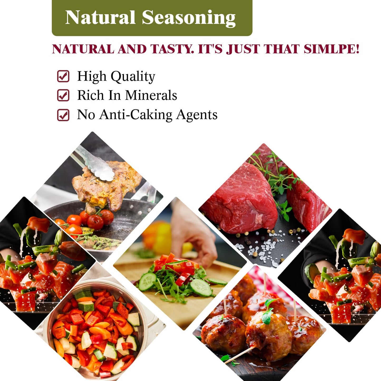 Himalayan Chef Himalayan Pink Salt - 5 lbs Fine Grain Bulk Bag - Kosher and Vegan, 100% Natural and Pure Gourmet Crystal - Contains 84 Minerals