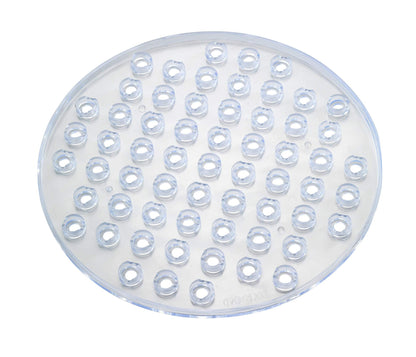 Wenko Sink mat Kristall Transparent-Extra Strong, Round, 31 x 31 x 1 cm