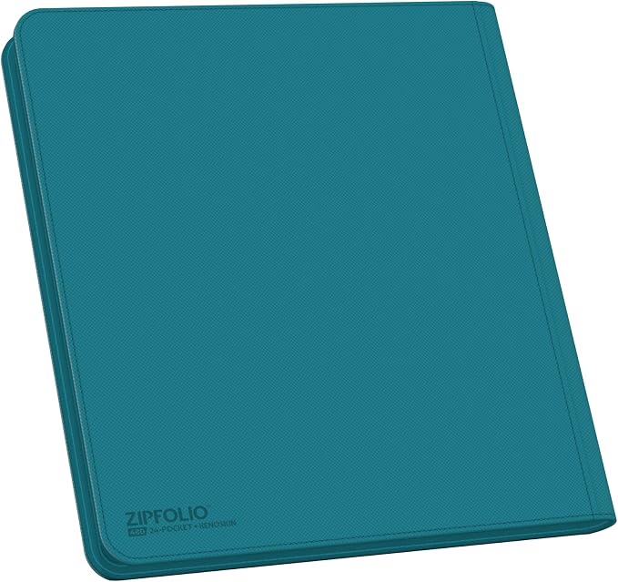 Ultimate Guard Zipfolio 480 – 24 Pocket XenoSkin (Quadrow) Petrol