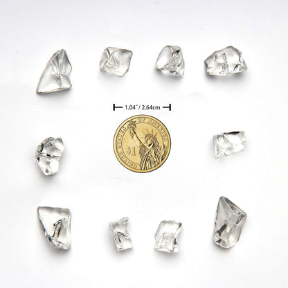 1000Pcs Vase Fillers, Crystal Beads Stones Crafts Small Clear Fake Ice Cubes Acrylic Rock Diamond Stones Clear Rocks Crystals Acrylic for Christmas Decor Home Wedding Birthday Decoration Arts & Crafts