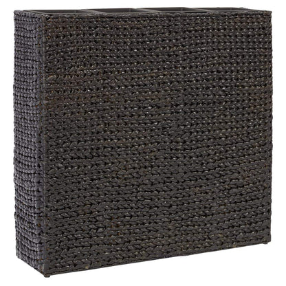 FAMIROSA Garden Raised Bed with 4 Pots Water Hyacinth Black