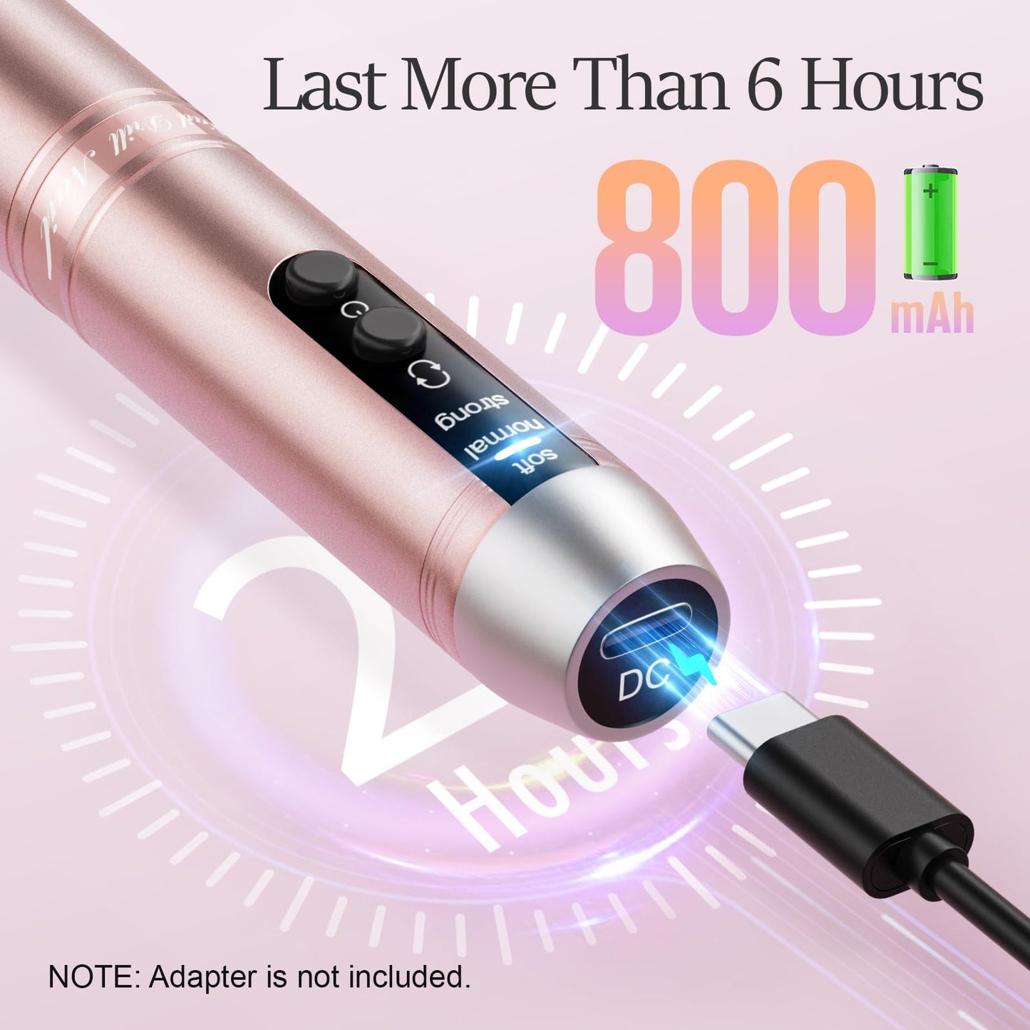 20000RPM Electric Nail Drill Compact Portable Efile Professional Manicure Pedicure Nail File Drill Kit for Acrylic, Gel Nails and Home Salon Use