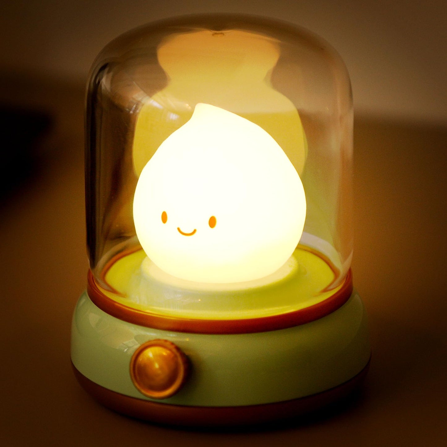 Cute Ghost Campfire Lamp, Halloween Decor,Kids Night Light，Adjustable Dimmable Rechargeable Night Light for Kids, Girls, Boys Gifts,Halloween,Christmas Decorations