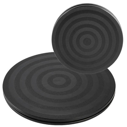 2 Pack Bonsai Turntable, Heavy Duty Rotating Swivel Stand, Lazy Susan Turntable with Steel Ball Bearings, Garden Swivel Stand Turntable for Model/TV/Monitors(20cm/8")