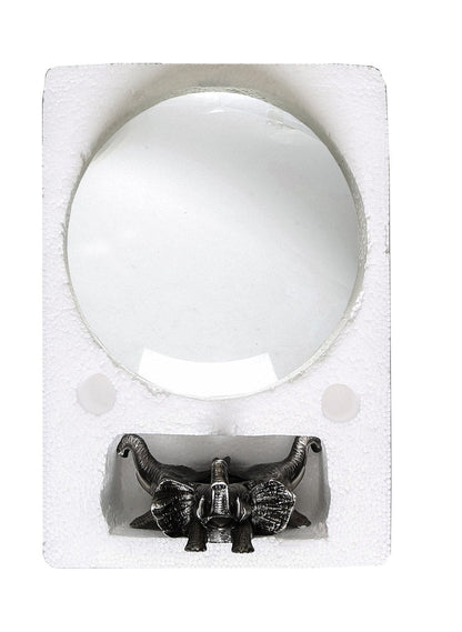 Amlong Crystal 8 inch (200mm) Clear Crystal Ball with Elephant Stand