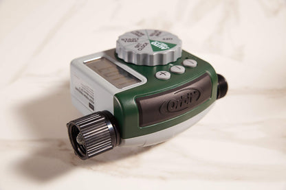 Orbit Programmable Digital Hose Watering Timer - 1 Outlet - Battery Powered - with LCD Screen - Built-in Rain Delay - Water-Resistant - 62061