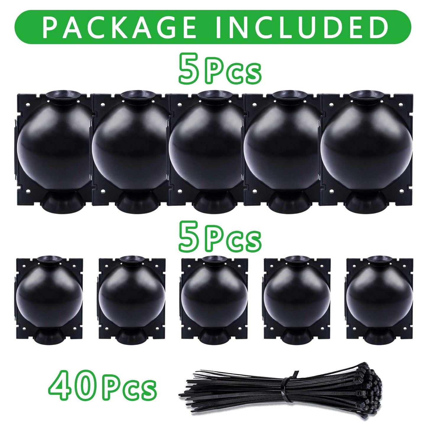 Tanzfrosch 10 Pack Tree Root Growing Box, Rooting Ball Grafting Tools, Reusable High Pressure Tree Rooter Air Layering Propagation Kit Propagator Pot Rooting Device for Trees Flowers