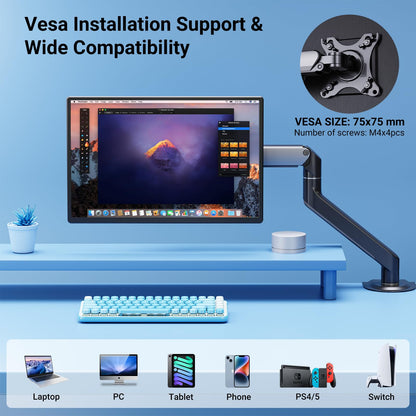Ygretyrjh 16.1" Laptop Screen Extender, 1200P FHD Portable Monitor for Laptop, 360° Rotating, Plug & Play, Detachable Stand, Height Adjustable, Seamless Frame, Travel Monitor for Mac/OS/Win/Chrome/Dex