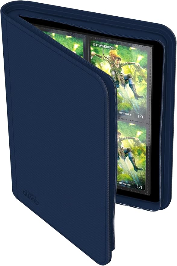 Ultimate Guard Zipfolio 160 – 8 Pocket Xenoskin Dark Blue