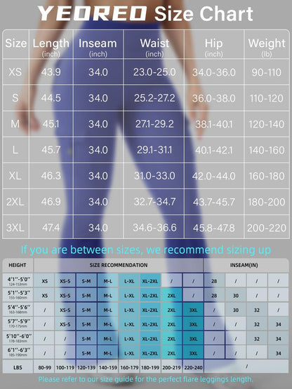 YEOREO CoreFlex Women Workout Flare Leggings with Pockets Hidden Scrunch Cargo Gym Yoga No Front Seam Leggings Dazzling Blue XXL