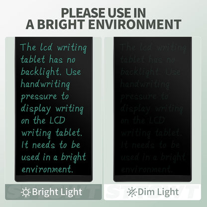 LCD Writing Tablet for Adults: Mini 6.5 Inch Full Screen Reusable Digital Notepad Lightweight Portable Use for Office Study Teaching