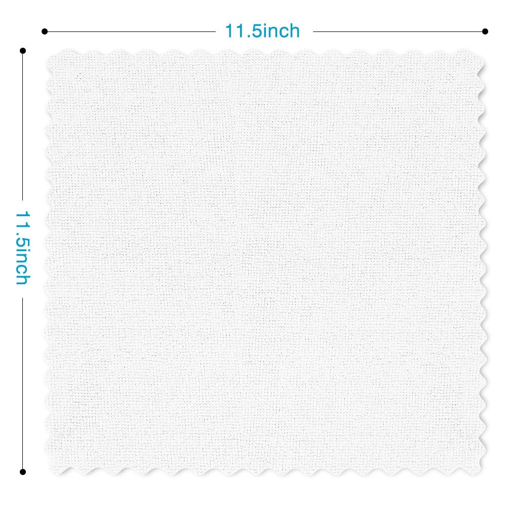 Orighty Cleaning Cloths Bulk, 200 Pack Shop Rags Reusable, Multi-Purpose Shop Towels for Cars, Microfiber Cleaning Rags for Automotive, Mechanic, Kitchen, Lint Free Towels 11.5’’ x 11.5’’, White