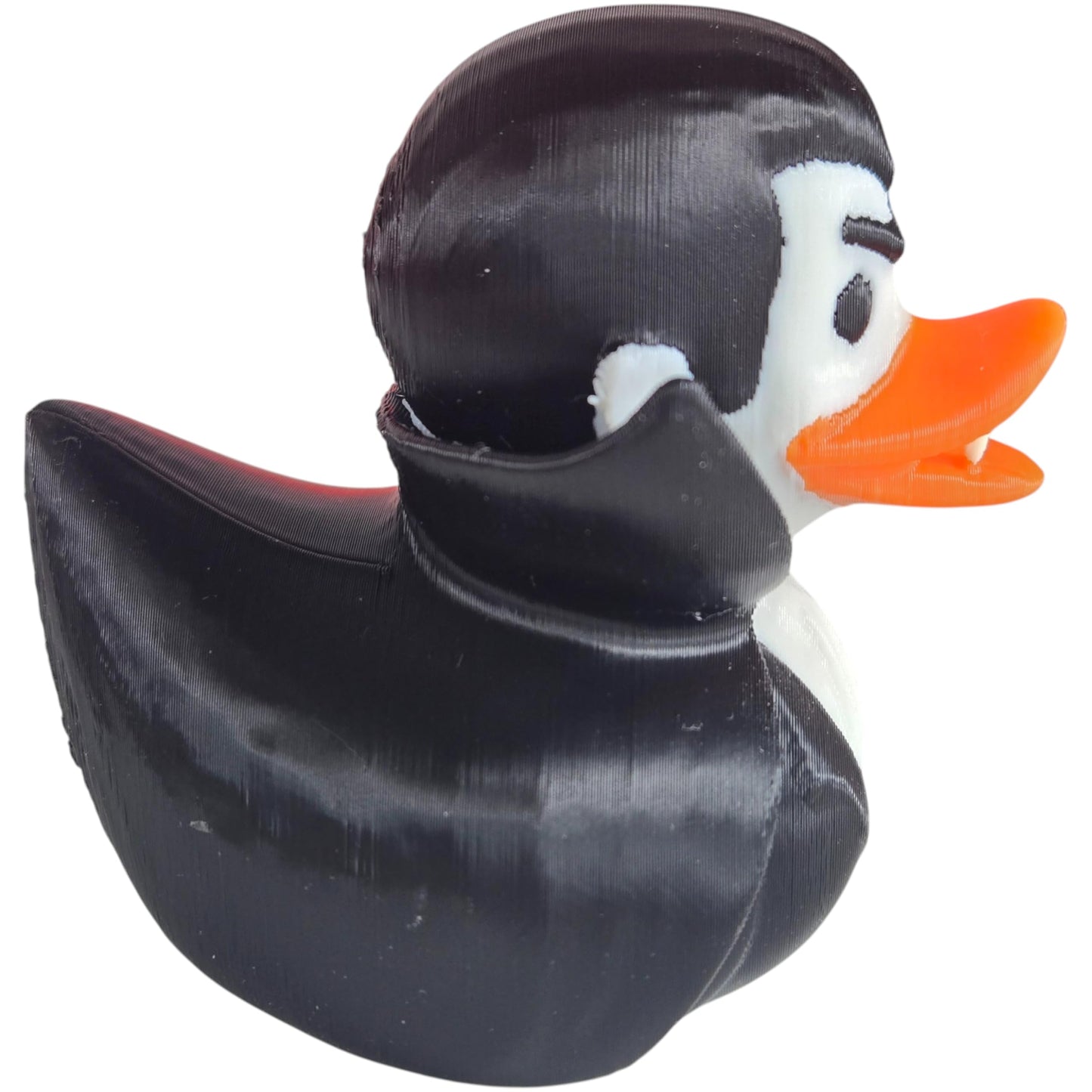 Vampire Duck Collectible Figurine - Striking Gothic Decor for Spooky Desk Display or Unique Gift - 3D Printed in Canada