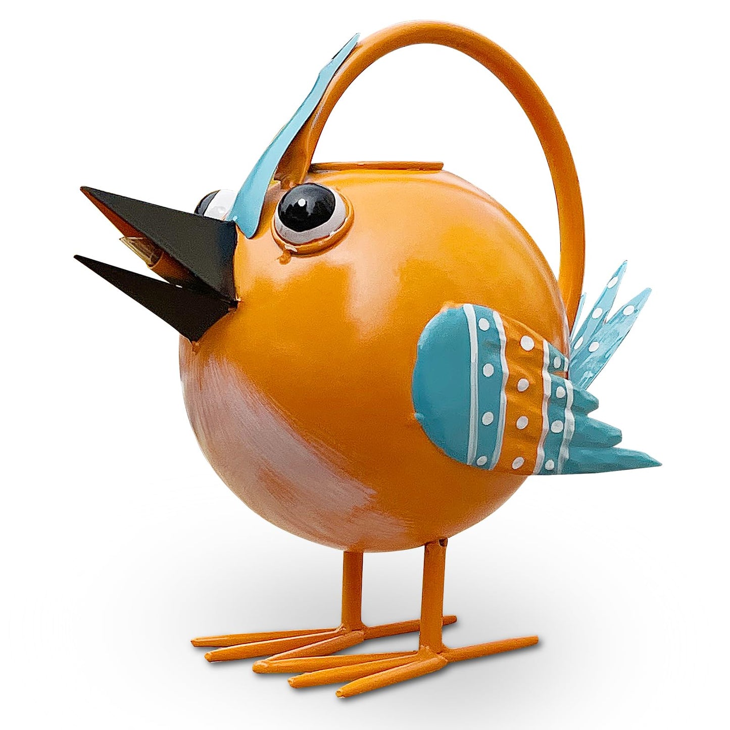 Metal Cute Bird Watering Can,Watering Can Indoor/Outdoor Plants, Decorative & Functional 1.8 L/0.5 Gallon Water Pot for House Flowers Plant, Home,Farmhouse Garden Decor