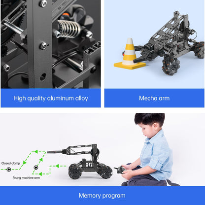Robotic Arm Kit, STEM Projects for Kids Ages 8-12, Science Kits Electronic Robot Arm for Boys & Girls to Learn Programming/Technology, Educational Building Kits for Beginners, Xmas Gifts for Teens