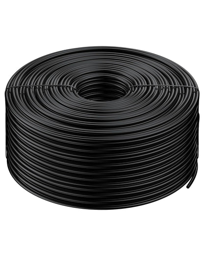 Pawfly 500 ft. 1/4" Drip Irrigation Tubing, Black Distribution Tubing for Drip Irrigation System, Polyethylene Drip Line, Drip Irrigation Hose Tube for Quick-Connect Drip Irrigation Emitters