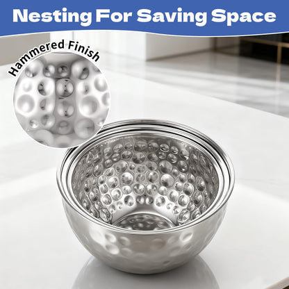 3 Pack Ice Bucket 4.6/6/7.5L Stainless Steel Beverage Tub with 2 Scoop Leak-Proof Wine Bucket Large Metal Ice Buckets for Parties Champagne Bucket for Cocktails Beer Juice, Dishwasher Safe