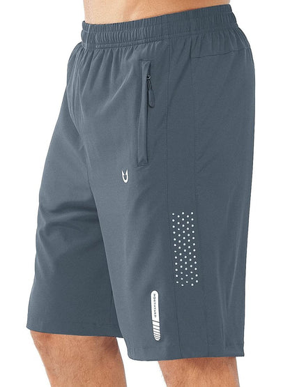 NORTHYARD Men's Athletic Running Shorts Quick Dry Workout Shorts 7"/ 5"/ 9" Lightweight Sports Gym Basketball Tennis Hiking Exercise COOLGREY-9inch 3XL