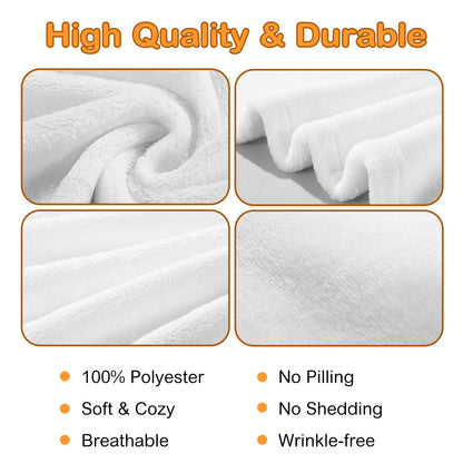 60×50 Halloween Throw Blanket for Women Men, Summerween Couple Boo Throw Blanket, Halloween Fall Flannel Blankets Hallo-Ween Boo Basket Stuffers for Him Her National Boyfriend Day Sofa Blankets