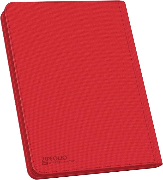Ultimate Guard Zipfolio 360 – 18 Pocket Xenoskin Red