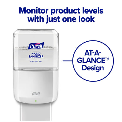 PURELL ES6 Automatic Hand Sanitizer Dispenser, White, Compatible with 1200 mL PURELL ES6 Automatic Hand Sanitizer Refills (Pack of 1) - 6420-01