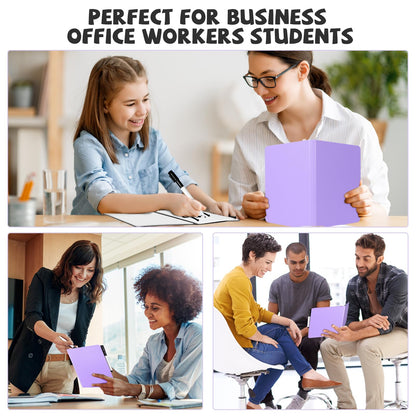AGM Portable White Board Dry Erase, Double Sided Folding Whiteboards with Pen, Small Dry Erase Board for Study, Meeting, Doodling, Planning, Purple