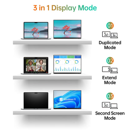 MNN 17.3" Portable Monitor 1080P FHD 144Hz Narrow Edge Laptop Monitor USB C HDMI Gaming Computer IPS HDR Screen for PC Mac Phone Xbox PS5 Switch Laptop w/Smart Cover & Speakers
