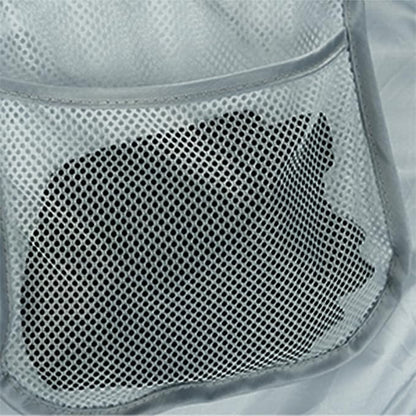 4Pcs Beige Canvas Laundry Hamper, Foldable Pop-up Mesh Basket, Large Capacity, Opening Design, Side Storage Bag, Versatile Use-Home, Camping, Dorm, Hotel, Travel