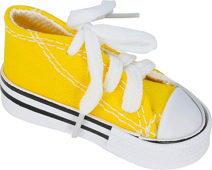 Bonka Bird Toys 2 Mini Sneakers Colorful Cotton Chew Parrot Quaker Budgie Finch Cockatiel Dove