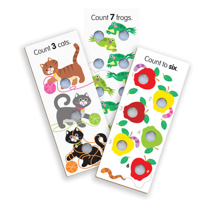 Melissa & Doug Poke-a-Dot! Numbers, Shapes & Colors Jumbo Learning Cards, 13 Double Sided Interactive Flash Cards, Educational Activities for Toddlers & Preschoolers, Ages 1+