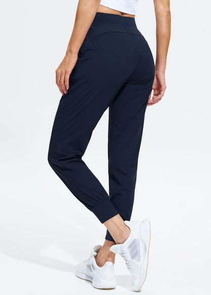 Libin Joggers for Women Petite/Regular/Tall Dance Sweatpants Athletic Workout Tapered Lounge Casual Teacher Pants for Running Yoga Cloths, Navy 3XL