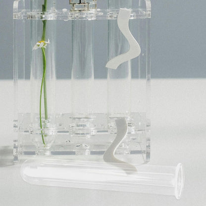 Yardwe 5pcs Hydroponic Glass Propagation Tubes Small Floral Test Tube Vases 2.5x3x15cm Glass Hanging Containers for Small Terrarium Plants Home Décor