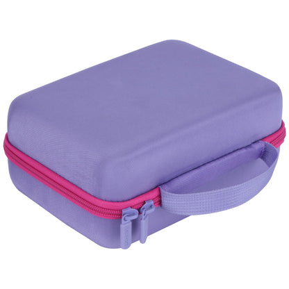 Lebakort Storage Case Compatible with LeapFrog Fridge Phonics Magnetic Letter Set (Purple+Pink Case)