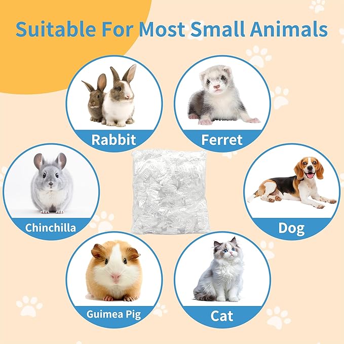50 Pcs Disposable Cage Liners 27.6' X 19.7'' - Clear, Plastic Toilet Film for Bunny, Hamster, Totoro, Hedgehog, Guinea Pig & Small Animal Habitats