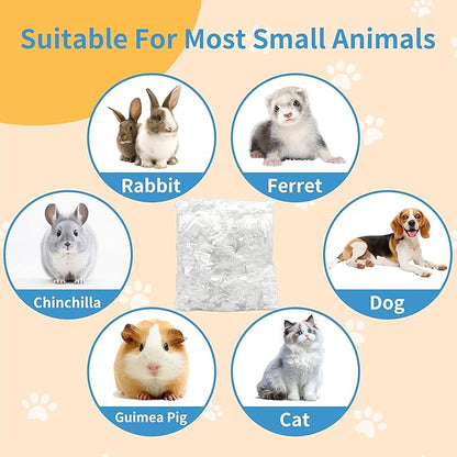50 Pcs Disposable Cage Liners 27.6' X 19.7'' - Clear, Plastic Toilet Film for Bunny, Hamster, Totoro, Hedgehog, Guinea Pig & Small Animal Habitats
