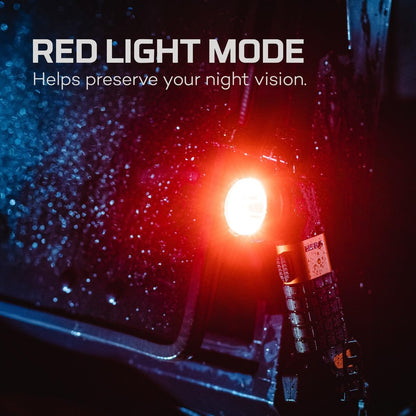 NEBO Master Series SL25 Rechargeable Spotlight & Floodlight, 600 Lumens, 10.5 Hour Run Time, Black/Orange