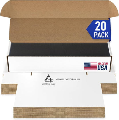 Premium Trading Card Box Storage For Sports, Baseball, Football, Basketball, MTG & TCG Collector | Baseball Card Storage Boxes & Organizer For Magic Sorter Bulk. Sports Holder For Collection.