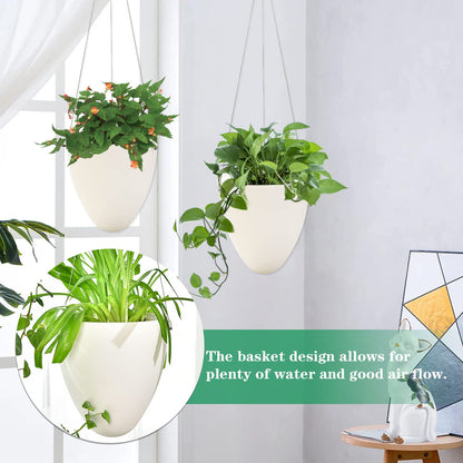 Sungmor Heavy Duty Ceiling Hooks for Hanging Planters, 3pcs Set Indoor Outdoor Plant Pulleys Adjustable Plant Hangers, Plant Hooks for Hanging Basket Flower Pot Bird Feeder