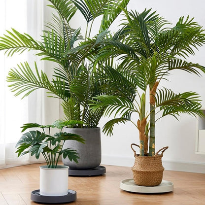 Yiting Heavy Duty Plant Caddy with Wheels 2pack - 13 inch Rolling Plant Stand for Potted Plants, Plant Dolly with Casters , Plant Roller Pot Base for Indoor Outdoor (Beige, 13inch)