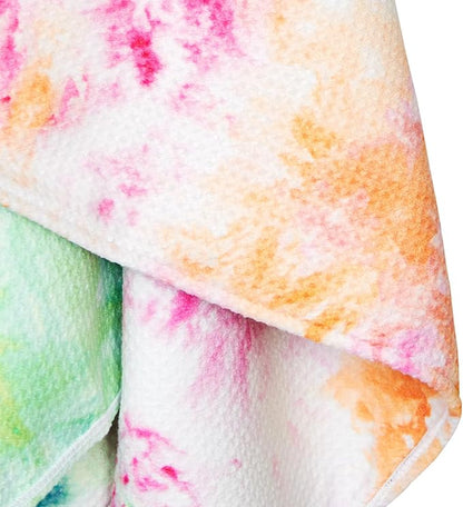Dock & Bay Pet Towel - Super Absorbent & Quick Drying Dog Towels with Bag - 100% Recycled - Sunset Splash, Medium (90x50cm, 35x19)