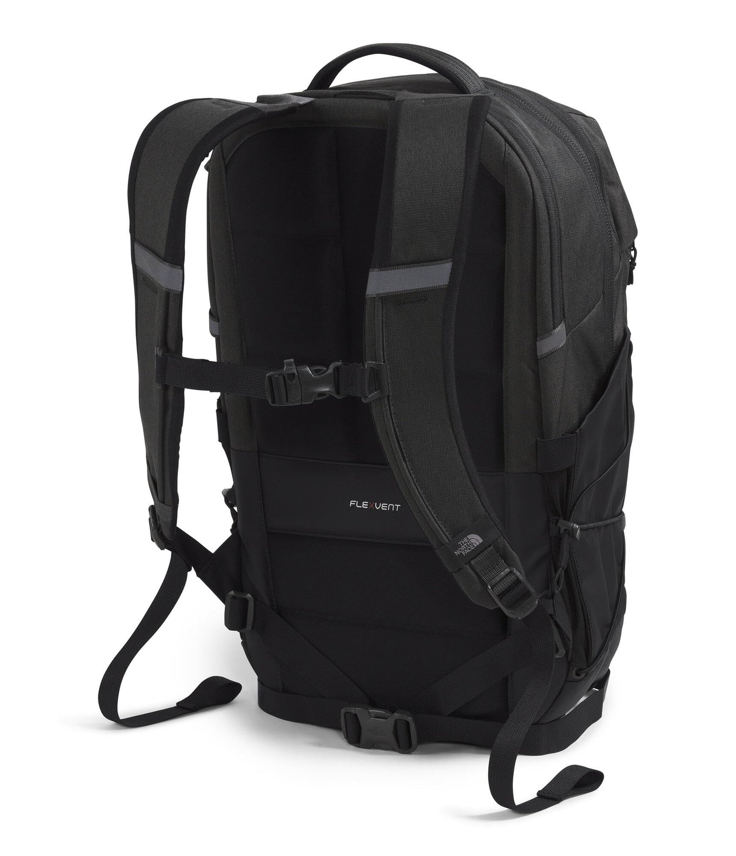 The North Face Borealis Commuter Laptop Backpack - Water Repellent, Laptop Sleeve, Large Main Compartment, Asphalt Grey Light Heather/TNF Black-NPF, One Size