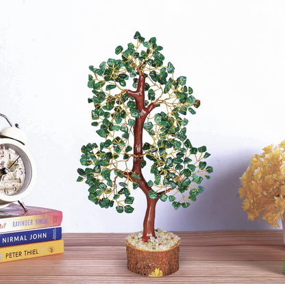 YATSKIA Green Aventurine Gemstone Tree, Crystal Tree of Life Decor, Congratulations Gifts for Women, Crystal Decor Gifts