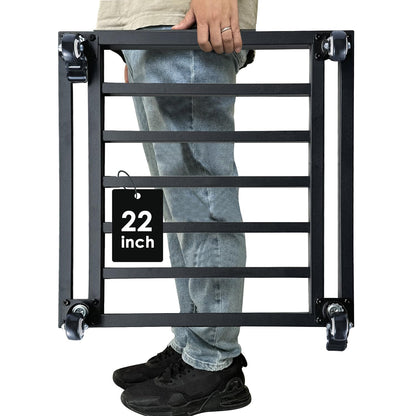 Hongsane 22" Plant Caddy with Wheels Heavy Duty,600Lbs Large Metal Plant Dolly,Rolling Square Plant Stand with Industrial Casters,Rust-Proof Plant Rollers for Large Planters,Pots,1 Pack