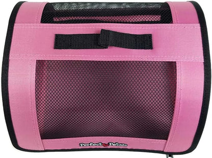 Perfect Petzzz Tote for Lifelike Stuffed Interactive Pet Dogs and Cats, Nylon and Mesh Toy Carrier for Pet Animals, Zippered Carrying Case Accessory (Pink)