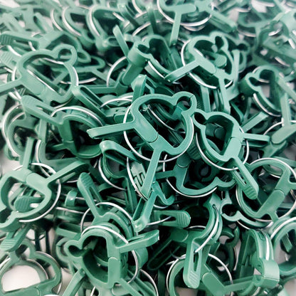 GXXMEI 80PCS Plant Clips 2 Sizes Adjusting Reusable Garden Plant Supports Clips for Supporting Stems of Flower Vine Vegetables Tomatoes Climbing